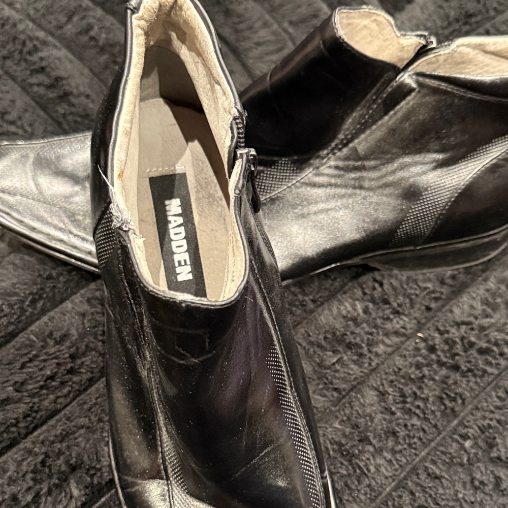 Steve Madden Black Men's Boots